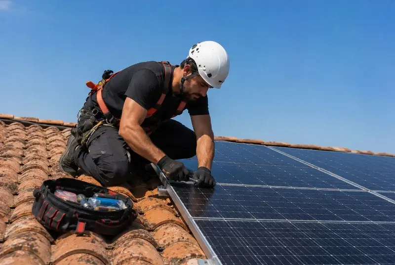 Maintenance et monitoring de panneaux solaires à Os-Marsillon